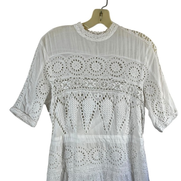FLOREAT x ANTHROPOLOGIE Cottagecore Juliet Eyelet Lace Dress - Picture 6 of 11